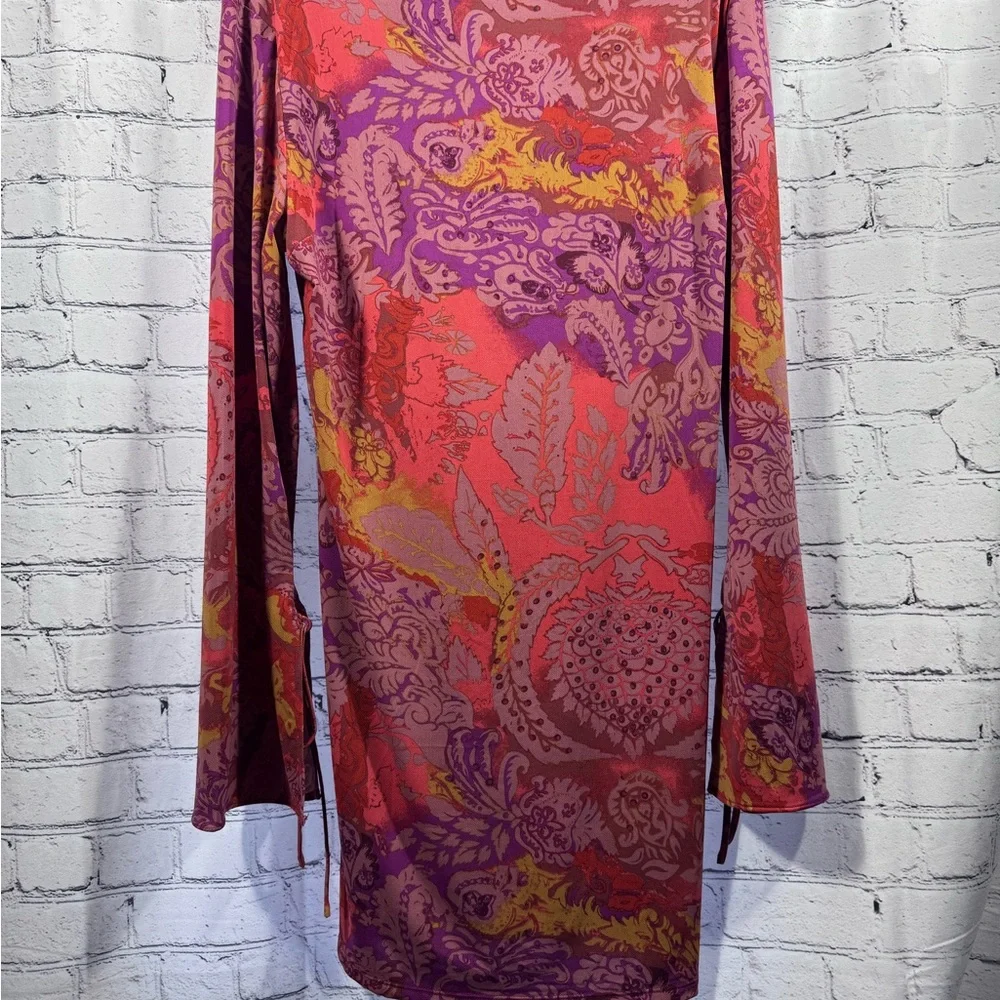 Silence + Noise Sandra Long Sleeve Mini Dress - Picture 3 of 9